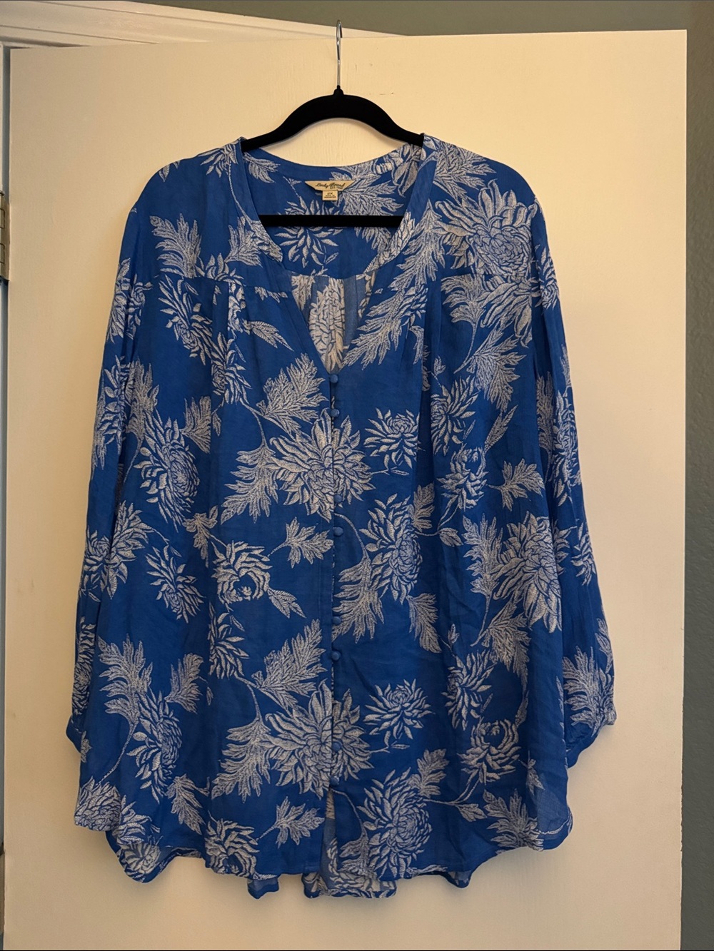 Lucky Brand Floral BoHo Blouse